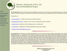 Tablet Screenshot of mjkarakourtisdds.com